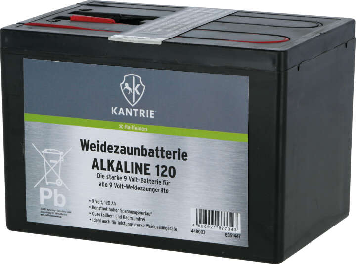 KANTRIE Weidezaunbatterie ALKALINE 120 9 Volt